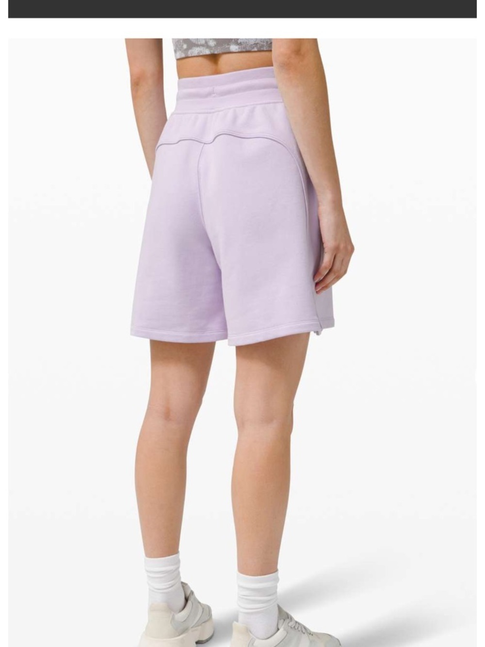 Lululemon Women's High Rise*7 Lulu Fanatics Shorts Size 14 - Picture 2 of 10